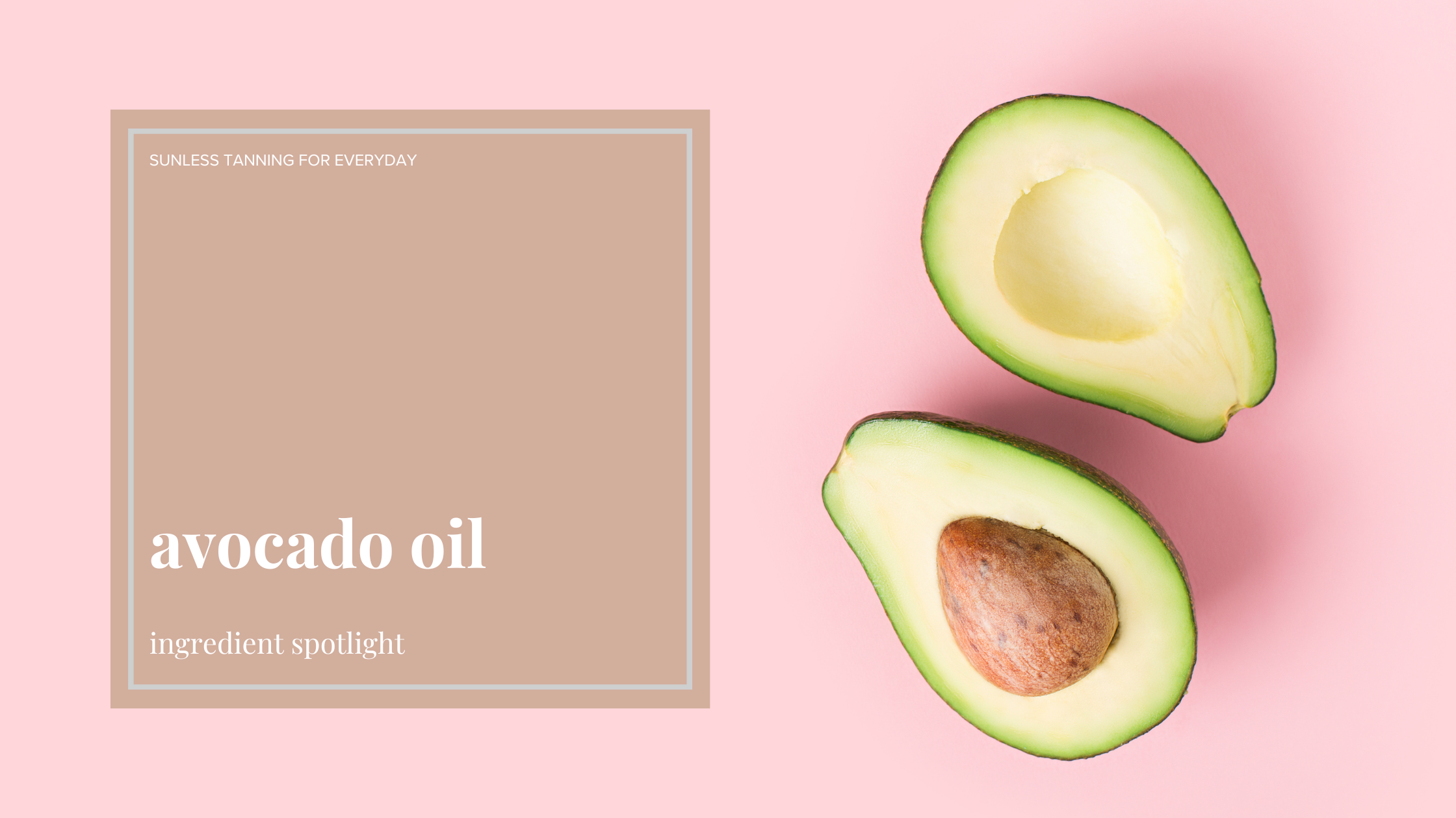 Ingredient Spotlight: Avocado Oil in Summerbrons. Self Tan Mousse